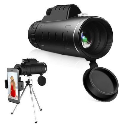 Telescópio Monocular 500X + Suporte para Telemóvel ZoomPlus