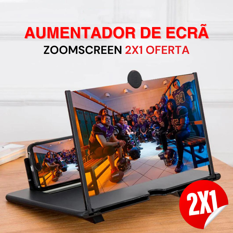 Aumentador de Ecrã ZoomScreen™ 2X1 OFERTA